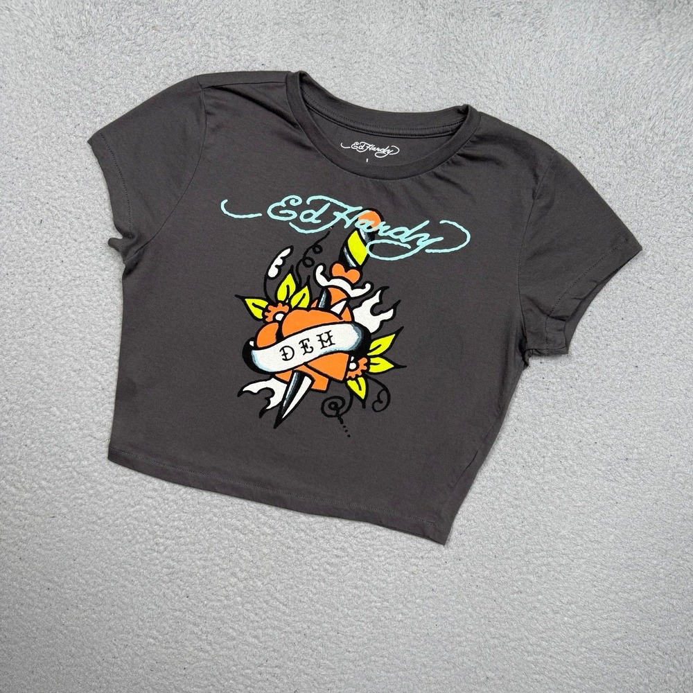 Ed Hardy Crop Top T-shirt